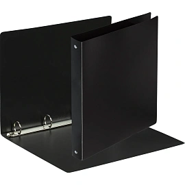 Папка на 4-х кольцах Attache 32 мм черная до 200 листов (пластик 0.45 мм)
