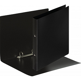 Папка на 2-х кольцах Attache 32 мм черная до 200 листов (пластик 0.45 мм)