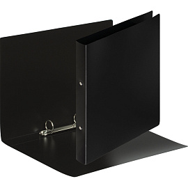Папка на 2-х кольцах Attache 32 мм черная до 200 листов (пластик 0.45 мм)