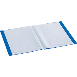 Папка файловая на 20 файлов Attache A4 17 мм синяя (толщина обложки 0.45 мм)