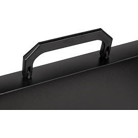 Папка-портфель пластиковая Attache A4 черная (31.7х24 см, 1 отделение) фото Папка-портфель пластиковая Attache A4 черная (31.7х24 см, 1 отделение)