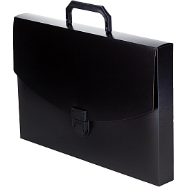 Папка-портфель пластиковая Attache A4 черная (37х25 см, 1 отделение) фото Папка-портфель пластиковая Attache A4 черная (37х25 см, 1 отделение)