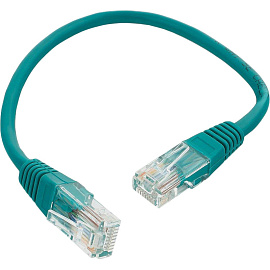 Патч-корд витая пара Cablexpert PP12-0.25M/G 5e 0,25 м