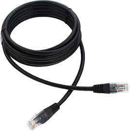 Патч-корд витая пара Cablexpert PP12-3M/BK 5e 3 м