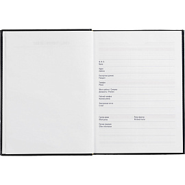 Ежедневник недатированный Attache Каньон искусственная кожа А4 176 листов синий