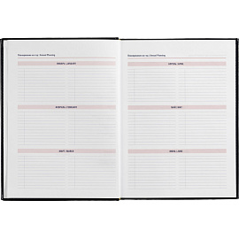 Ежедневник недатированный Attache Каньон искусственная кожа А4 176 листов синий