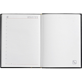 Ежедневник недатированный Attache Каньон искусственная кожа А4 176 листов синий