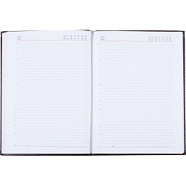 Ежедневник недатированный Attache Каньон искусственная кожа A4 176 листов бордовый