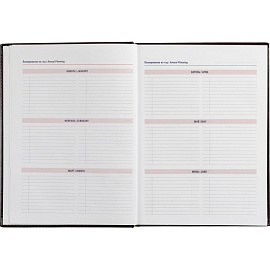 Ежедневник недатированный Attache Каньон искусственная кожа A4 176 листов бордовый