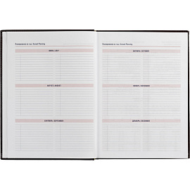 Ежедневник недатированный Attache Каньон искусственная кожа A4 176 листов бордовый