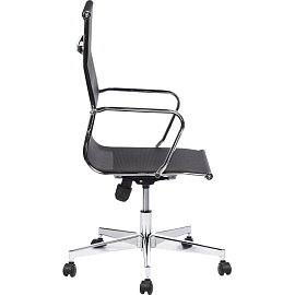 Кресло для руководителя Easy Chair 710 T чёрное (сетка, металл)
