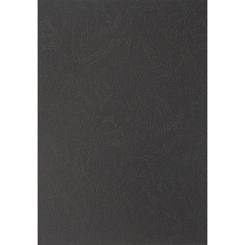 Обложки для переплета картонные А4 230 г/кв.м черные зернистая кожа (100 штук в упаковке)