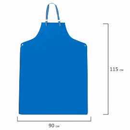 Фартук защитный Ларипол 90x115 см полиуретановый синий 0.15 мм