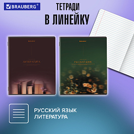 Тетради предметные, КОМПЛЕКТ 13 ПРЕДМЕТОВ, 48 л., SoftTouch, BRAUBERG "PEACEFUL", 405182