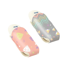 Ластик Milan Pastel Sugar Diamond из синтетического каучука овальный 62x28x12 мм