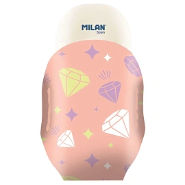 Ластик Milan Pastel Sugar Diamond из синтетического каучука овальный 62x28x12 мм