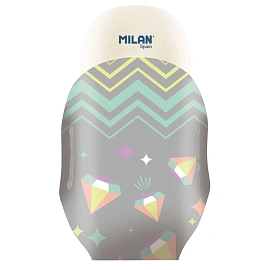 Ластик Milan Pastel Sugar Diamond из синтетического каучука овальный 62x28x12 мм