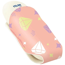 Ластик Milan Pastel Sugar Diamond из синтетического каучука овальный 62x28x12 мм