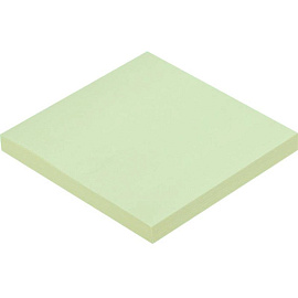 Стикеры Z-сложения Attache 76х76 мм пастельные салатовые для диспенсера (1 блок на 100 листов)