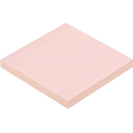 Стикеры Z-сложения Attache 76х76 мм пастельные розовые для диспенсера (1 блок на 100 листов)