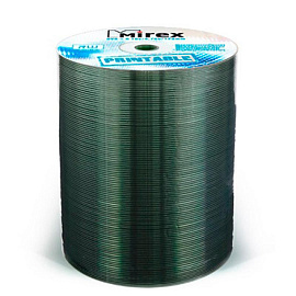 Диск DVD+R Mirex 4.7 ГБ 16x cake box UL130029A1T (100 штук в упаковке)