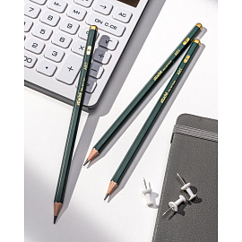 Карандаш чернографитный B Attache Selection Art заточенный шестигранный