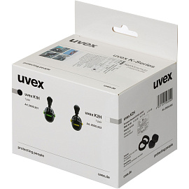 Наушники противошумные Uvex K1H с креплением на каску 27 дБ черные (2600201)