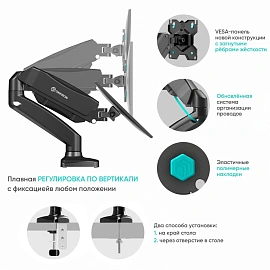 Кронштейн Onkron G80 черный