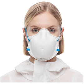 Респиратор UnixAir 111 противоаэрозольный без клапана FFP1 RD до 4 ПДК (5 штук в упаковке)