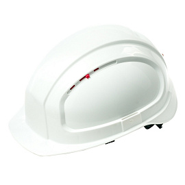 Каска защитная РОСОМЗ СОМЗ-19 Зенит Rapid белая с храповым механизмом (719817)