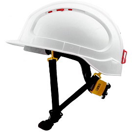 Каска защитная РОСОМЗ СОМЗ-19 Зенит Rapid белая с храповым механизмом (719817)