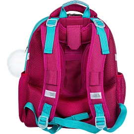 Ранец №1 School Basic Корги анатомический розовый с двумя отделениями