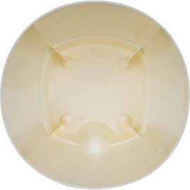 Горшок для цветов с поддоном InGreen Amsterdam 8 л сливочный (24.4x25 см)