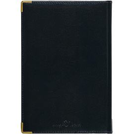 Ежедневник полудатированный Bruno Visconti Imperium натуральная кожа А5 208 листов синий (золотистый обрез)