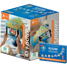 Глобус Globen зоогеографический 25 см интерактивный с подсветкой