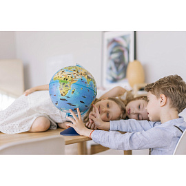 Глобус Globen зоогеографический 25 см интерактивный с подсветкой