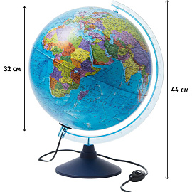 Глобус Globen политический 32 см интерактивный с подсветкой