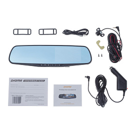 Автомобильный видеорегистратор Digma FREEDRIVE 303 + дополнительная камера (496144)