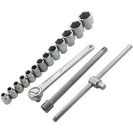 Набор инструмента автомобильный НИЗ № 2 10-32 мм 1/2" 16 предметов (13442)