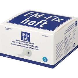 Бинт эластичный EM-FIX HAFT самофиксирующийся 20 м х 6 см фото Бинт эластичный EM-FIX HAFT самофиксирующийся 20 м х 6 см
