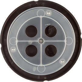 Подставка-органайзер для канцелярских принадлежностей Attache Квартет от 4 до 8 отделений разноцветная 11x12.5x12.5 см вращающаяся