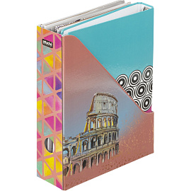 Лоток вертикальный для бумаг 75 мм Attache Selection Travel картонный красный