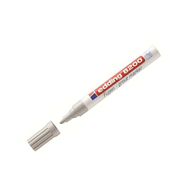 Маркер промышленный перманентный Edding E-8200 на водной основе для межплиточных швов (кафель) серебристый 2-4 мм