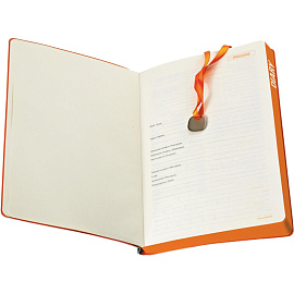 Ежедневник недатированный Bruno Visconti Mercury искусственная кожа A5 136 листов оранжевый (оранжевый обрез), 3-435/01