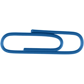 Скрепки канцелярские 28 мм Attache металлические с полимерным покрытием (100 штук в упаковке)