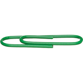 Скрепки канцелярские 28 мм Attache металлические с полимерным покрытием (100 штук в упаковке)