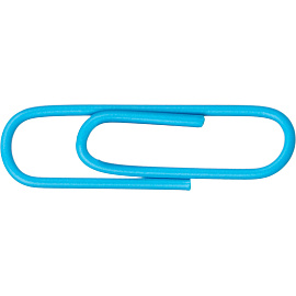 Скрепки канцелярские 28 мм Attache металлические с полимерным покрытием (100 штук в упаковке)