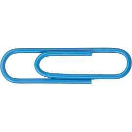 Скрепки канцелярские 28 мм Attache металлические с полимерным покрытием (100 штук в упаковке)