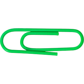 Скрепки канцелярские 28 мм Attache металлические с полимерным покрытием (100 штук в упаковке)