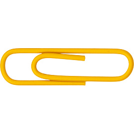 Скрепки канцелярские 28 мм Attache металлические с полимерным покрытием (100 штук в упаковке)